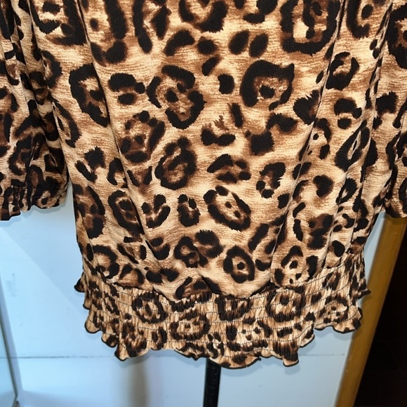 INC International Concepts Brown Blouse - Picture 6 of 9